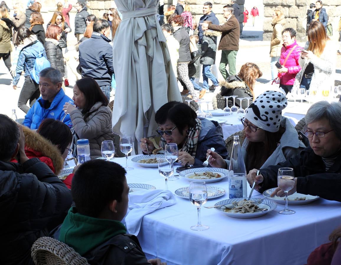 Segovia se llena de turistas