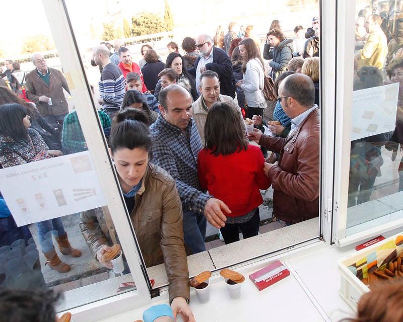 Tradicional degustación de chocolate que la Trapa ofrece en Jueves Santo