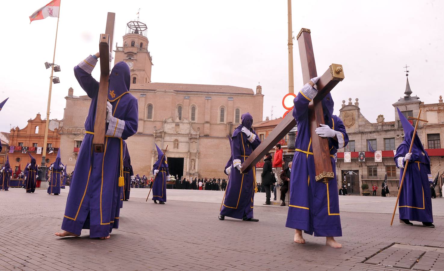 Procesión del Encuentro en Medina del Campo (Valladolid)