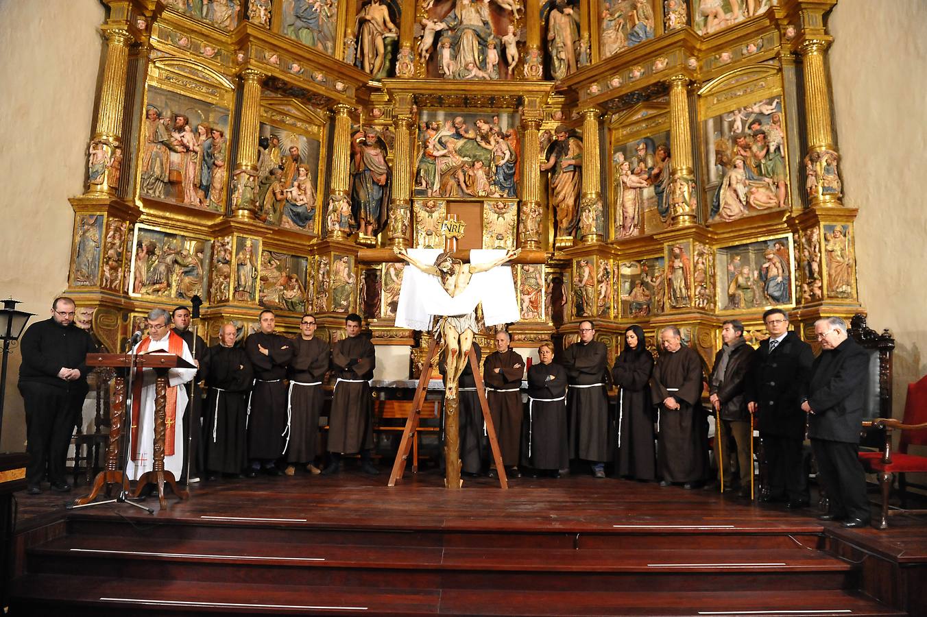 Ceremonia del Descedimiento en  Villavicencio de los Caballeros (Valladolid)