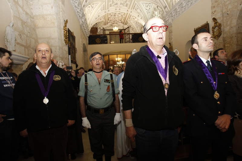 Homenaje la Virgen de la Soledad en Palencia