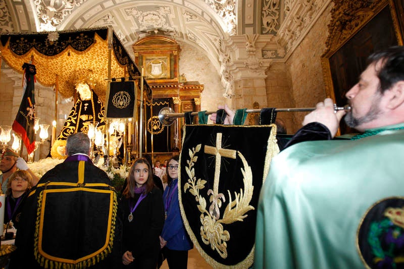 Homenaje la Virgen de la Soledad en Palencia