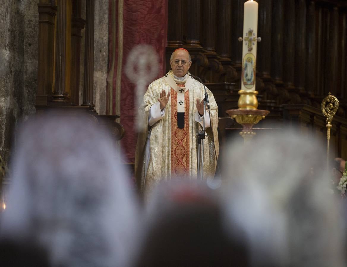 Encuentro de Jesús Resucitado con la Virgen de la Alegría en Valladolid