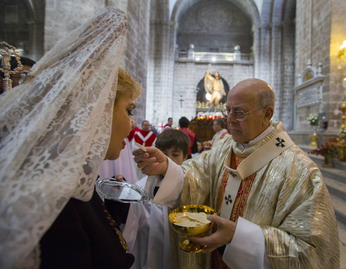 Encuentro de Jesús Resucitado con la Virgen de la Alegría en Valladolid