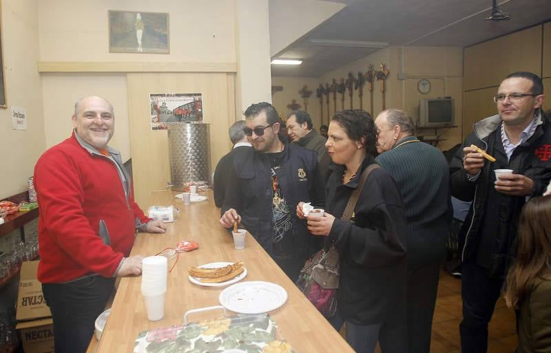 Día de fiesta y colación en las cofradías palentinas