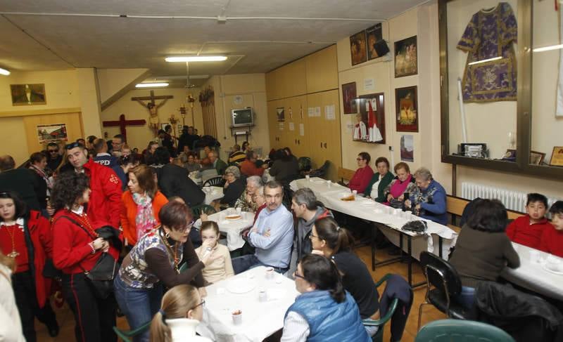 Día de fiesta y colación en las cofradías palentinas