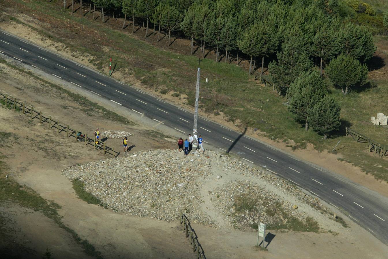 Cruz de Ferro en la localidad leonesa de Foncebadón.