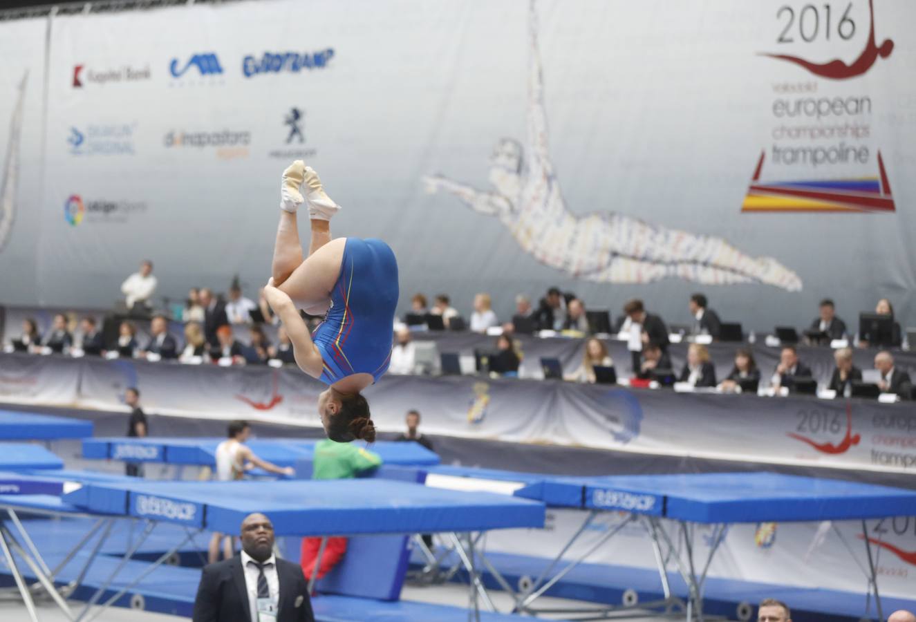 El Campeonato Europeo de Trampolín reúne en el Pisuerga a más de 700 gimnastas