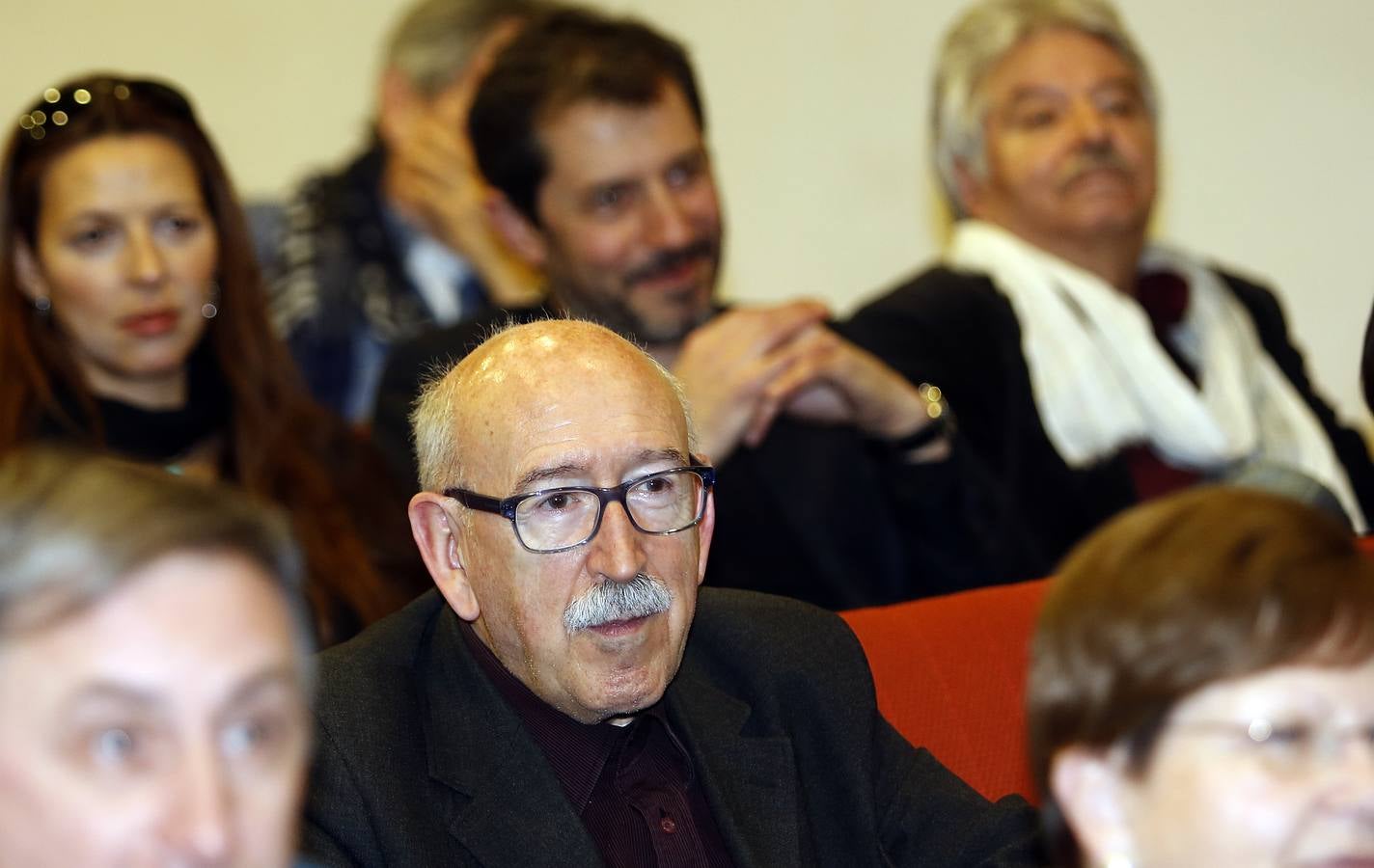 Antonio Giménez Rico, en el Aula de Cultura de El Norte de Castilla
