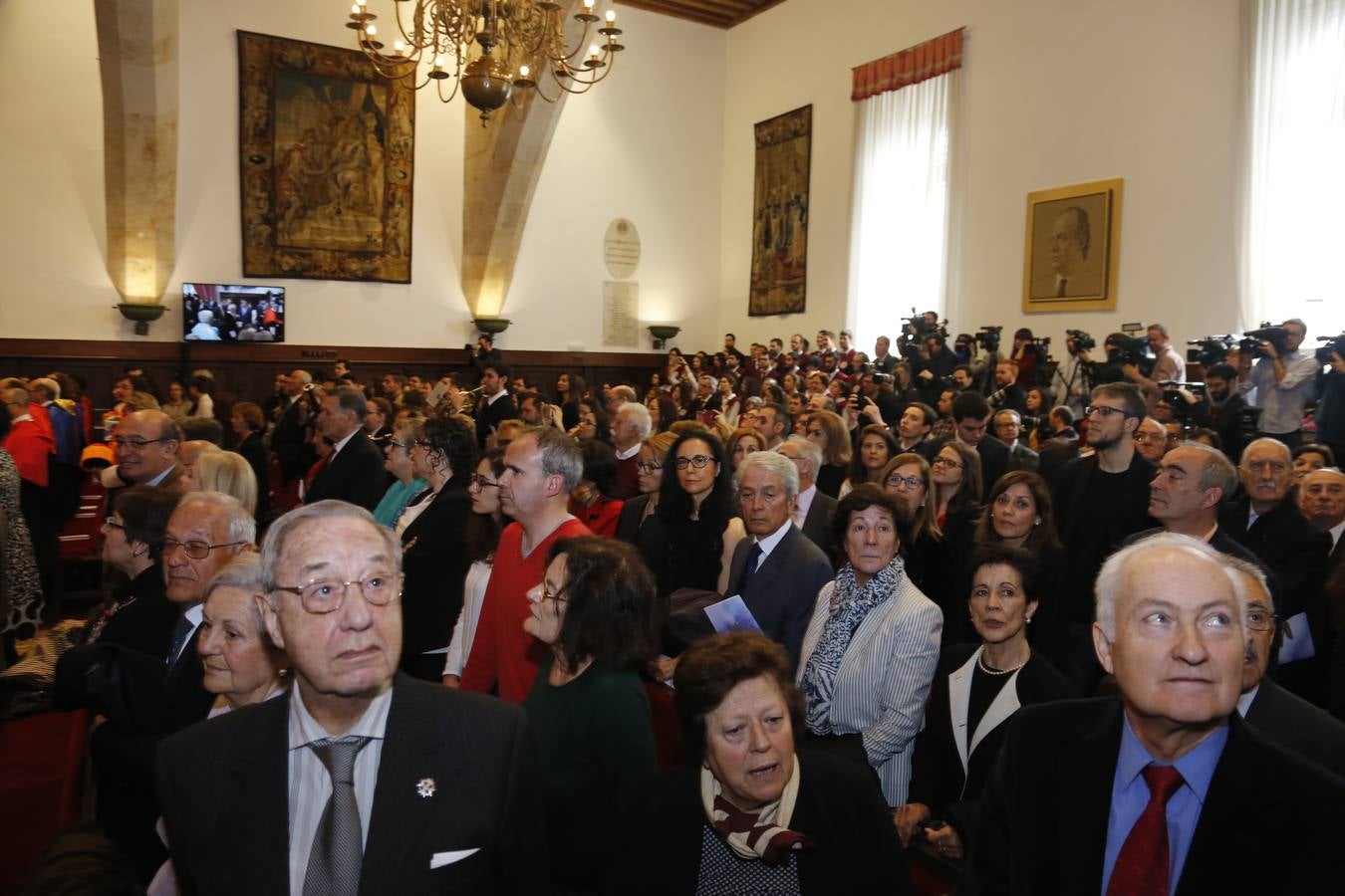 Los Reyes presiden en Salamanca la investidura honoris causa de Víctor García de la Concha y José Narro (1/2)