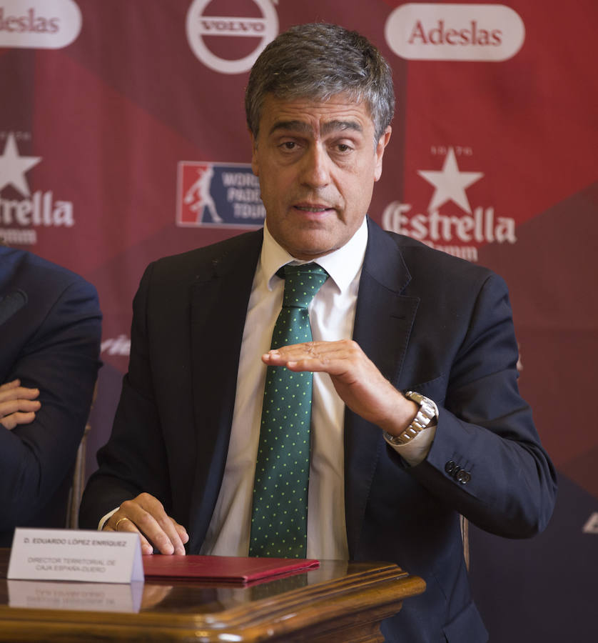 Presentación del Pádel Pro Tour en el Ayuntamiento de Valladolid