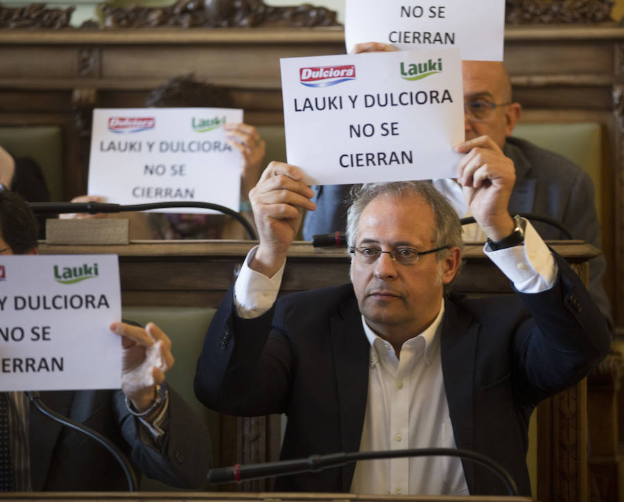 Pleno en el Ayuntamiento de Valladolid