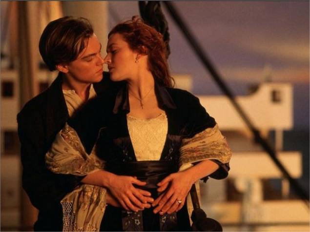 Leonardo DiCaprio y Kate Winslet, en 'Titanic'.