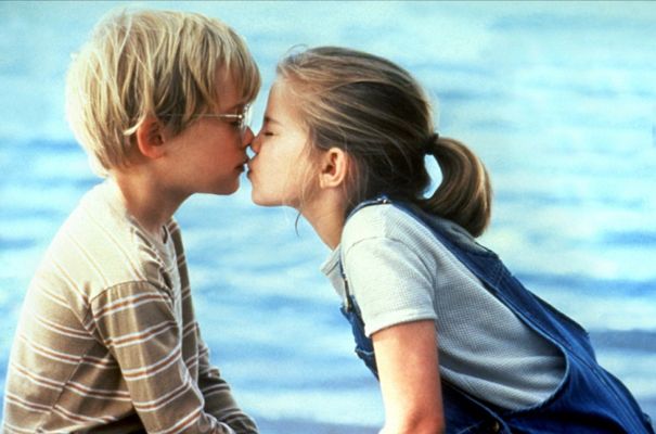 Macaulay Culkin y Anna Chlumsky , en 'Mi chica'.