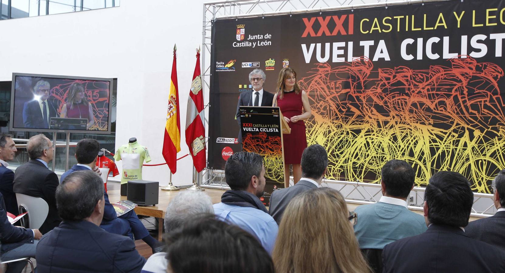 Acto de presentación de la XXXI Vuelta Ciclista a Castilla y León