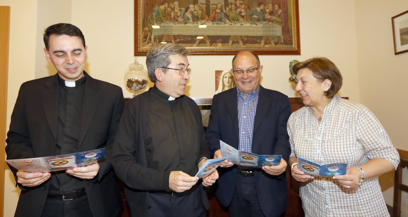 03.06.15 Julio Alberto de Pablos, Luis Argüello, Jesús García Gallo y Dolores Mateos, supervisan el programa de celebraciones de la Diócesis.