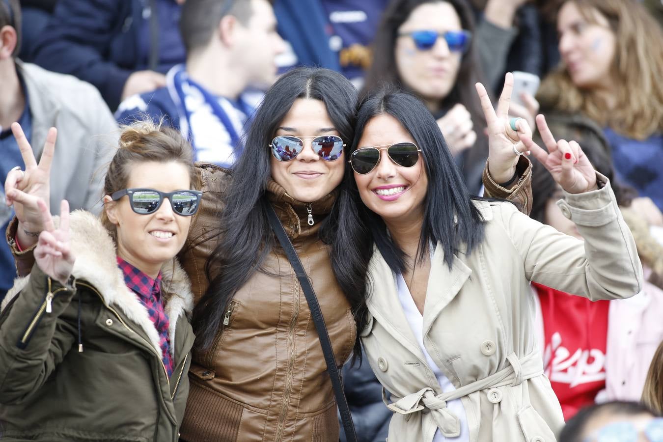 La afición vallisoletana disfruta en la final de la Copa del Rey de rugby