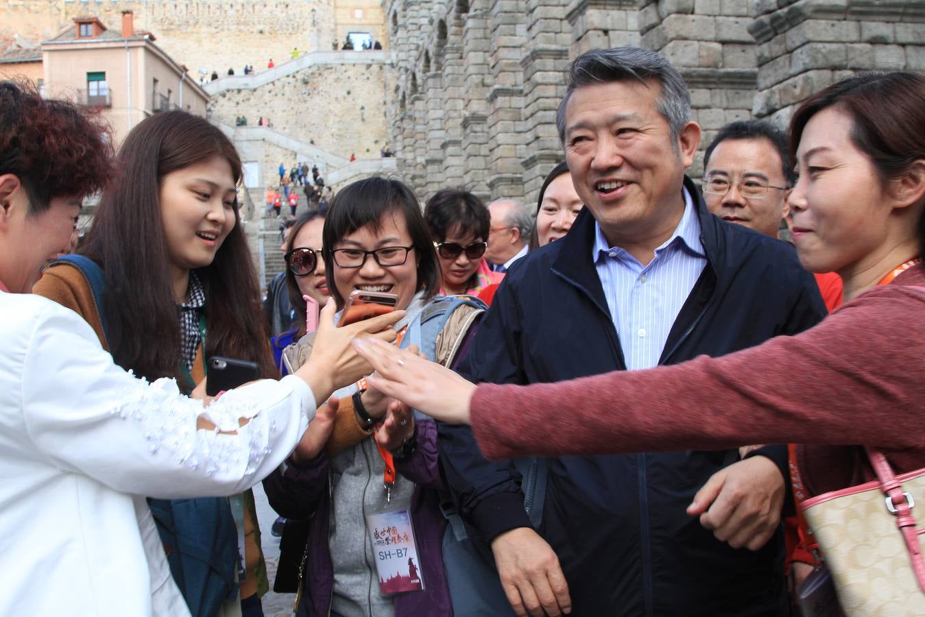 Un empresario chino visita Segovia junto a 700 directivos de sus empresas