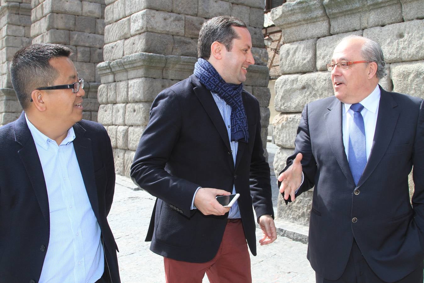 Un empresario chino visita Segovia junto a 700 directivos de sus empresas