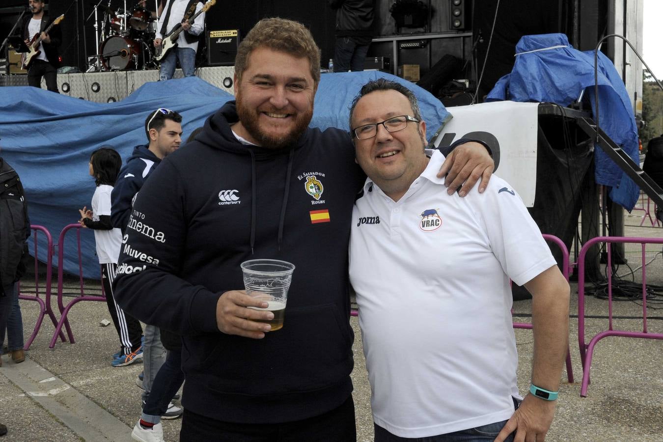 Primeras celebraciones de la Copa del Rey de rugby en la &#039;Fan Zone&#039;