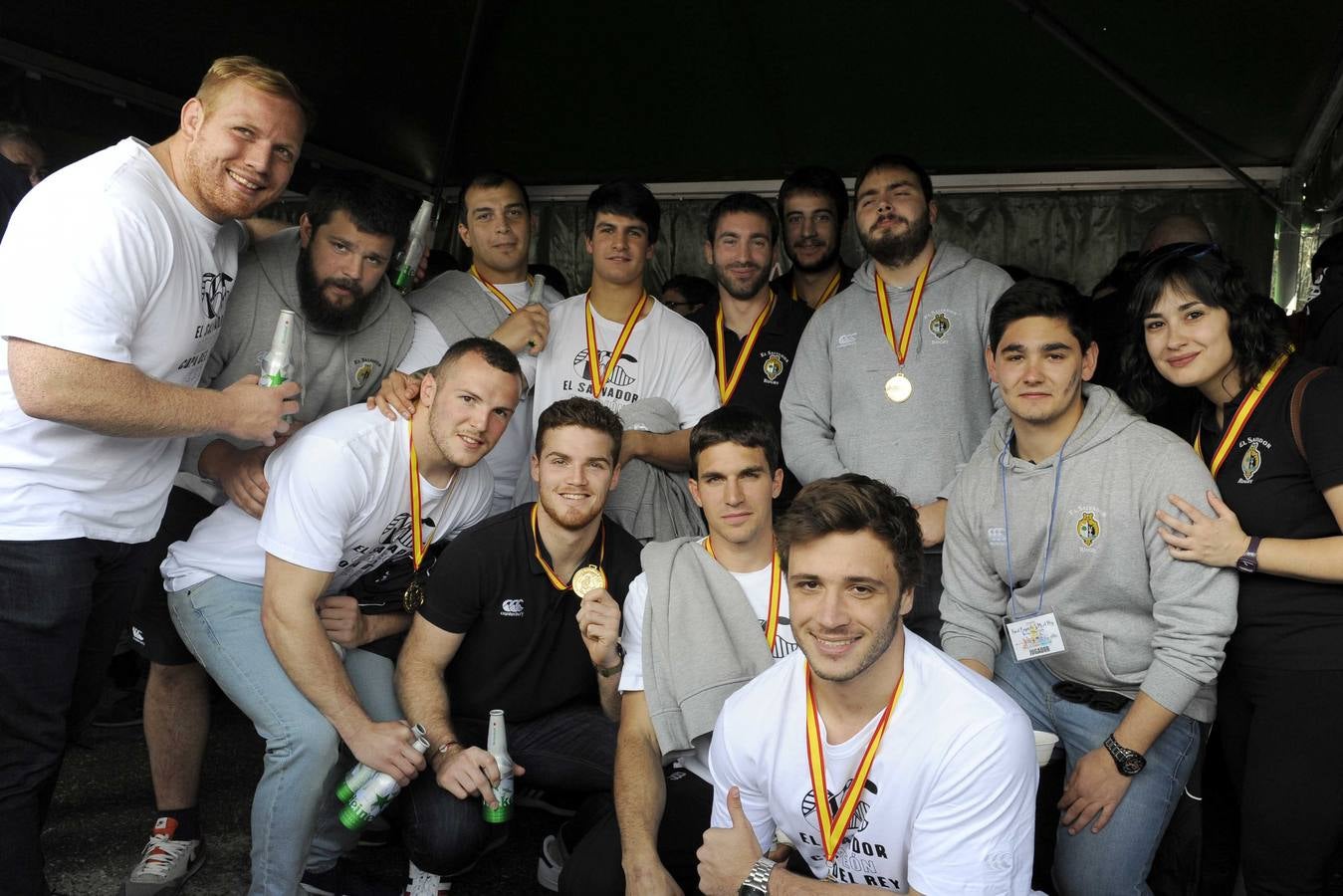 Primeras celebraciones de la Copa del Rey de rugby en la &#039;Fan Zone&#039;