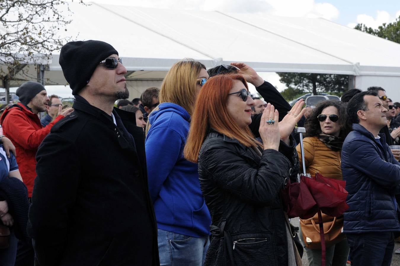 Primeras celebraciones de la Copa del Rey de rugby en la &#039;Fan Zone&#039;