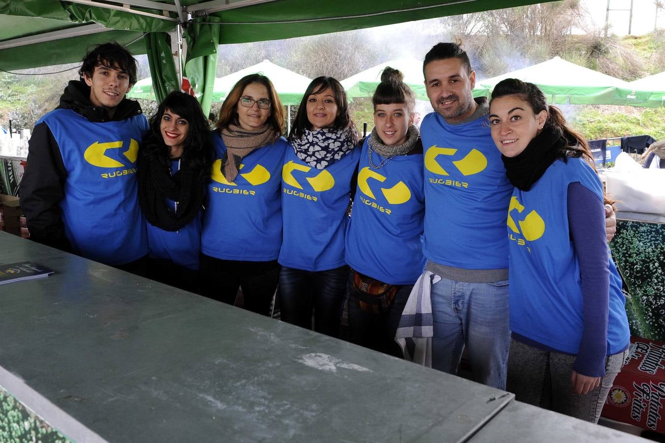 Primeras celebraciones de la Copa del Rey de rugby en la &#039;Fan Zone&#039;