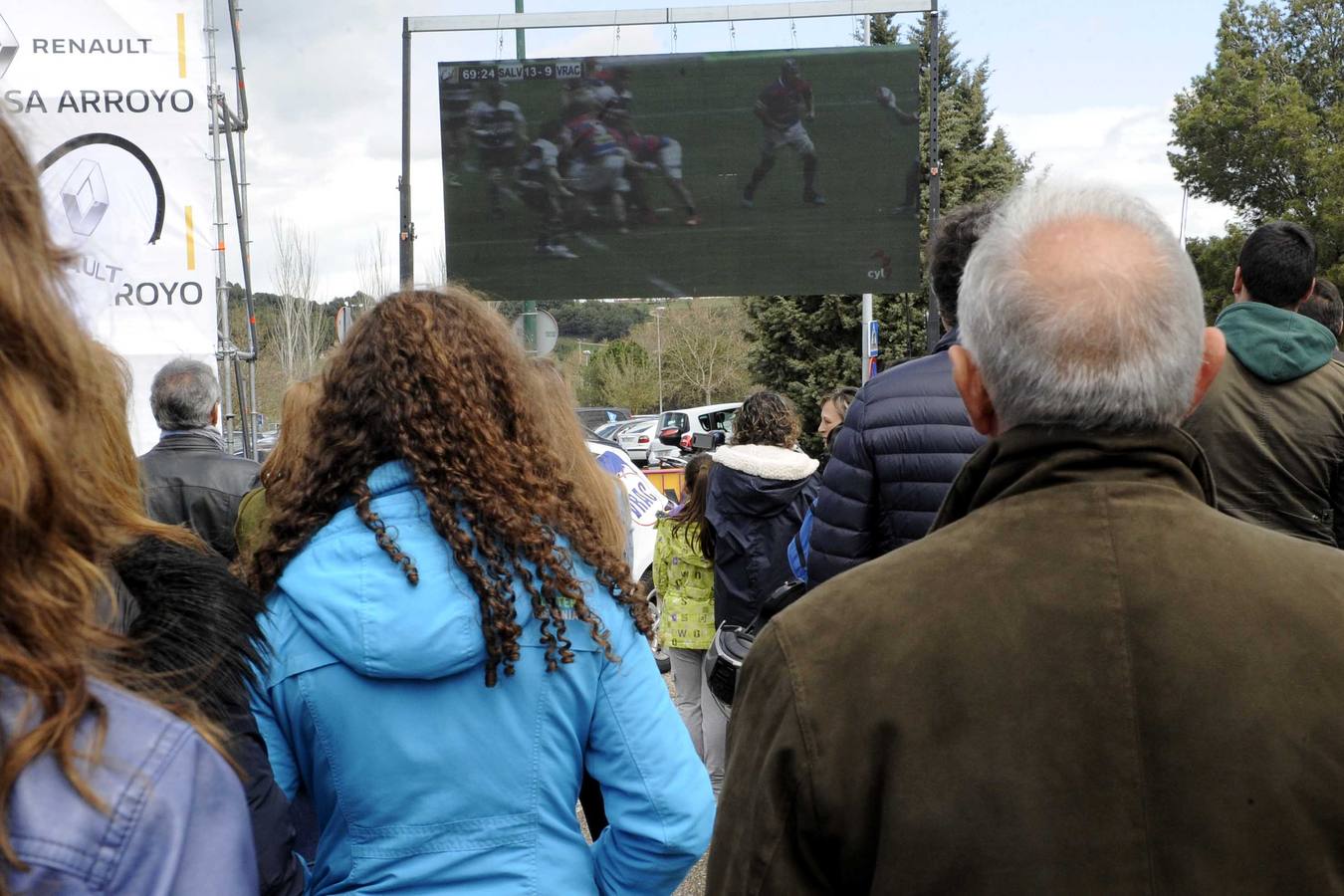 Primeras celebraciones de la Copa del Rey de rugby en la &#039;Fan Zone&#039;