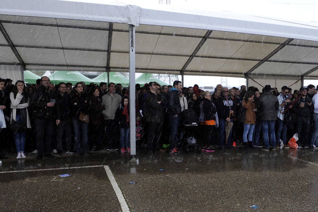 Primeras celebraciones de la Copa del Rey de rugby en la &#039;Fan Zone&#039;