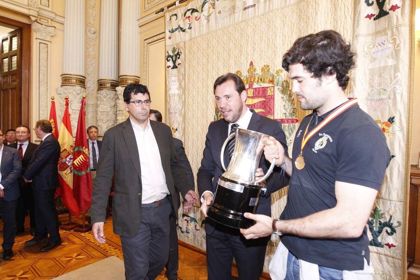 Recepción en el Ayuntamiento.