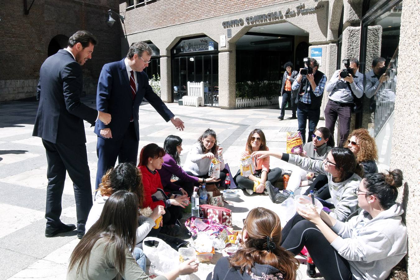 El alcalde de León, Antonio Silván, visita Valladolid