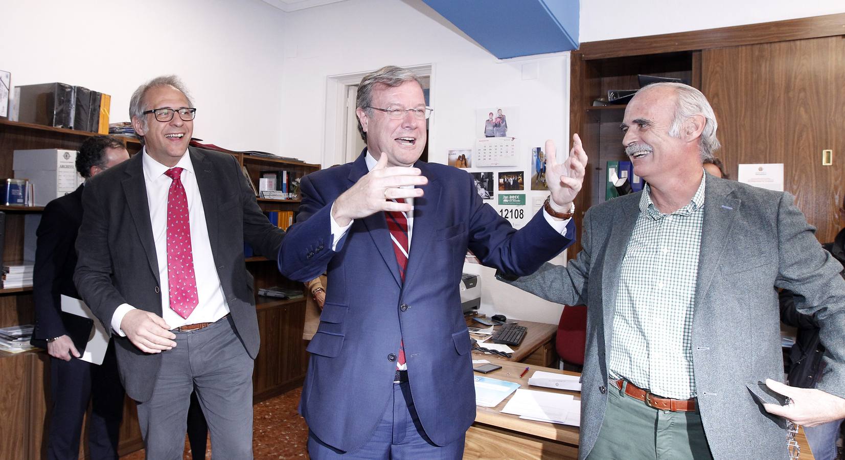 El alcalde de León, Antonio Silván, visita Valladolid