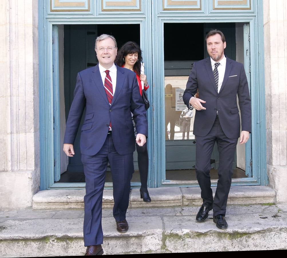 El alcalde de León, Antonio Silván, visita Valladolid