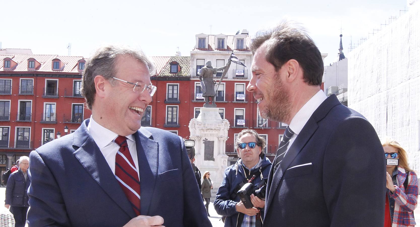 El alcalde de León, Antonio Silván, visita Valladolid