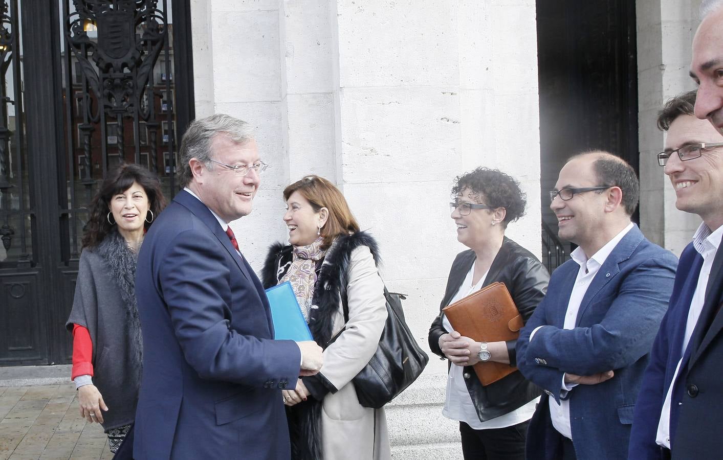 El alcalde de León, Antonio Silván, visita Valladolid