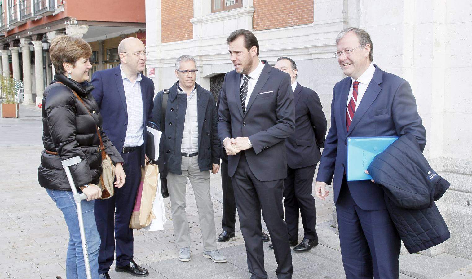 El alcalde de León, Antonio Silván, visita Valladolid