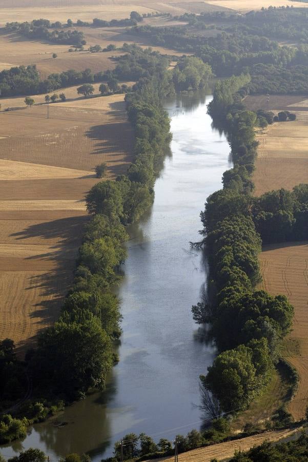 Río Ebro a su paso por Miranda de Ebro.