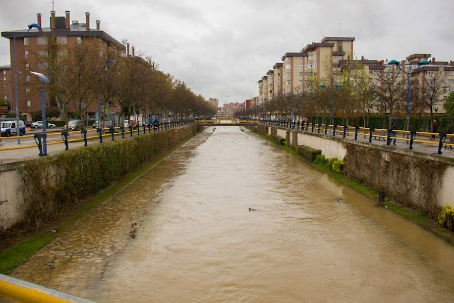 Crecida de los ríos Pisuerga y Esgueva en Valladolid