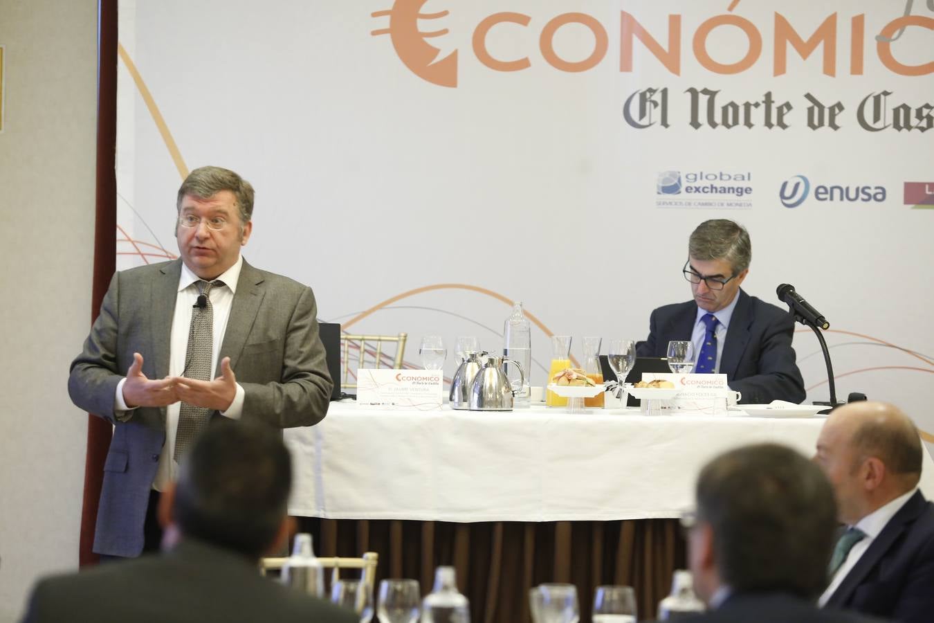 El catedrático Jaume Ventura, en el Foro Económico de El Norte de Castilla en Salamanca