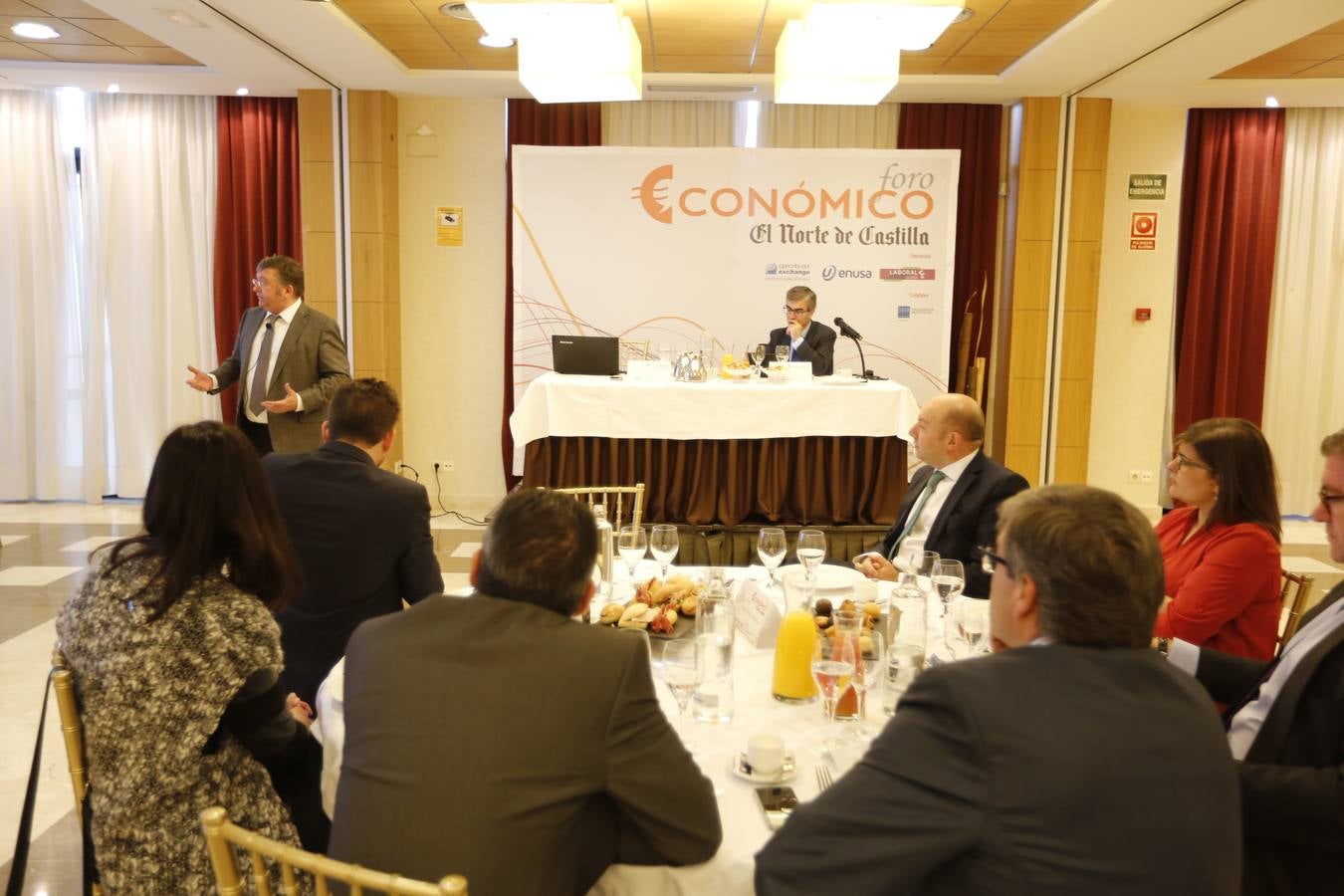 El catedrático Jaume Ventura, en el Foro Económico de El Norte de Castilla en Salamanca