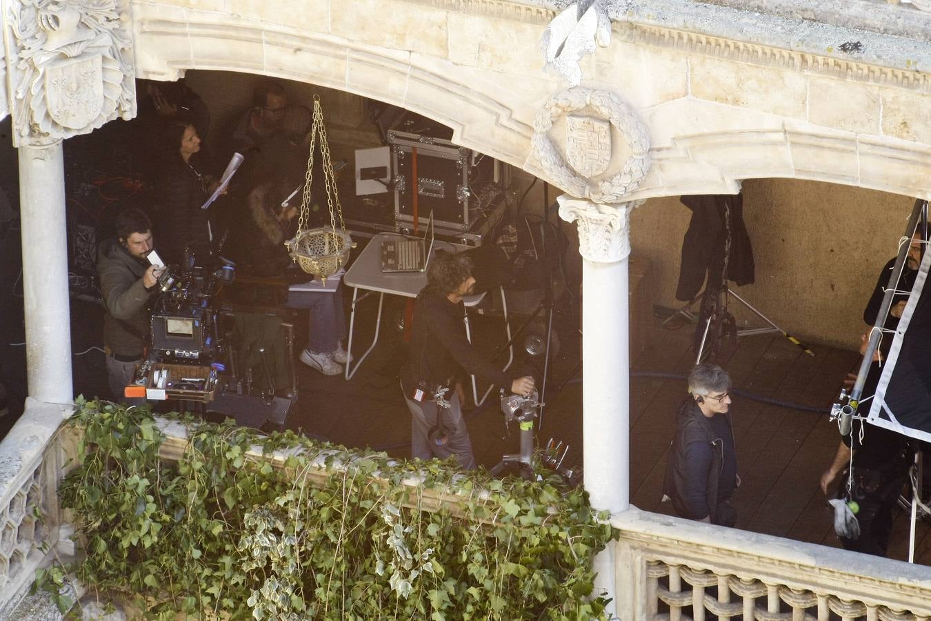 Segundo día de rodaje de la serie de televisión 'Still Star Crossed' en Salamanca