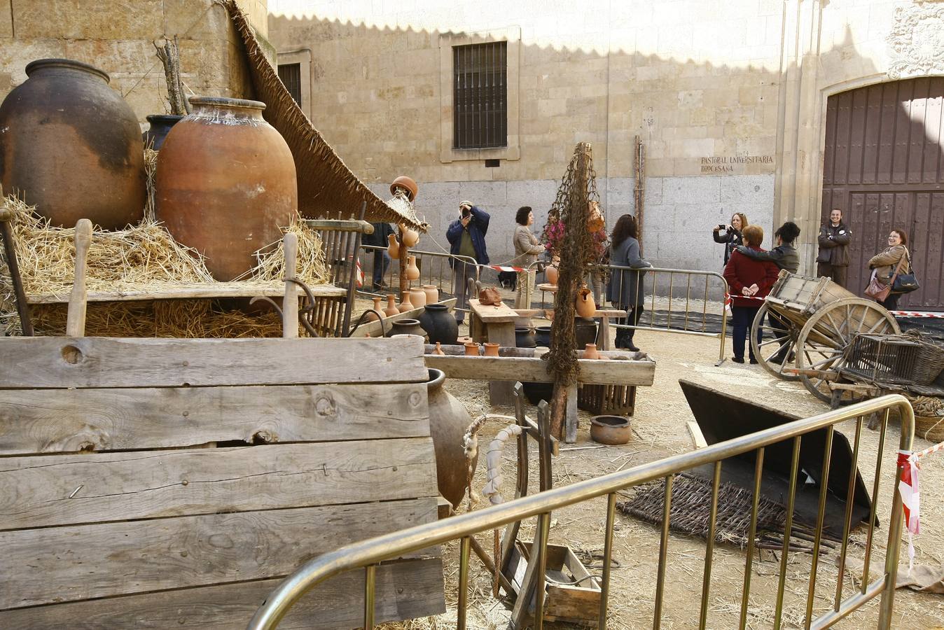 Segundo día de rodaje de la serie de televisión 'Still Star Crossed' en Salamanca