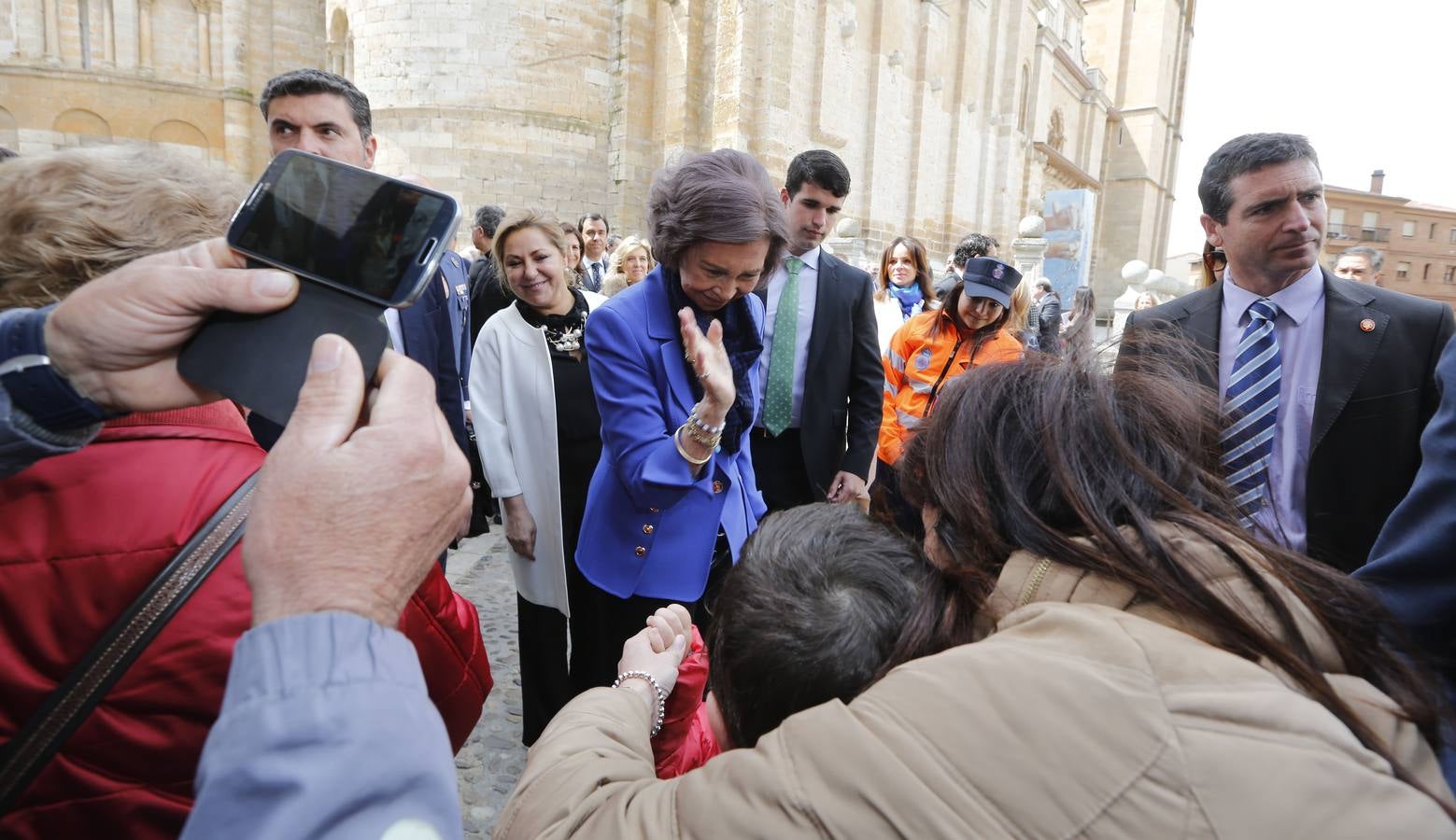 La reina Sofía inaugura Las Edades del Hombre en Toro (Zamora) 1/2