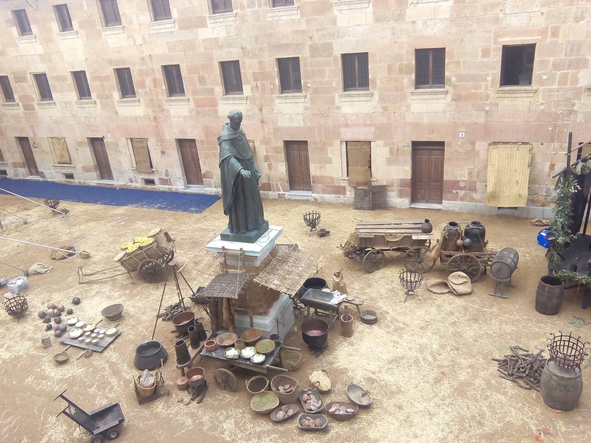 El rodaje de la serie 'Romeo y Julieta' llega a la Universidad de Salamanca