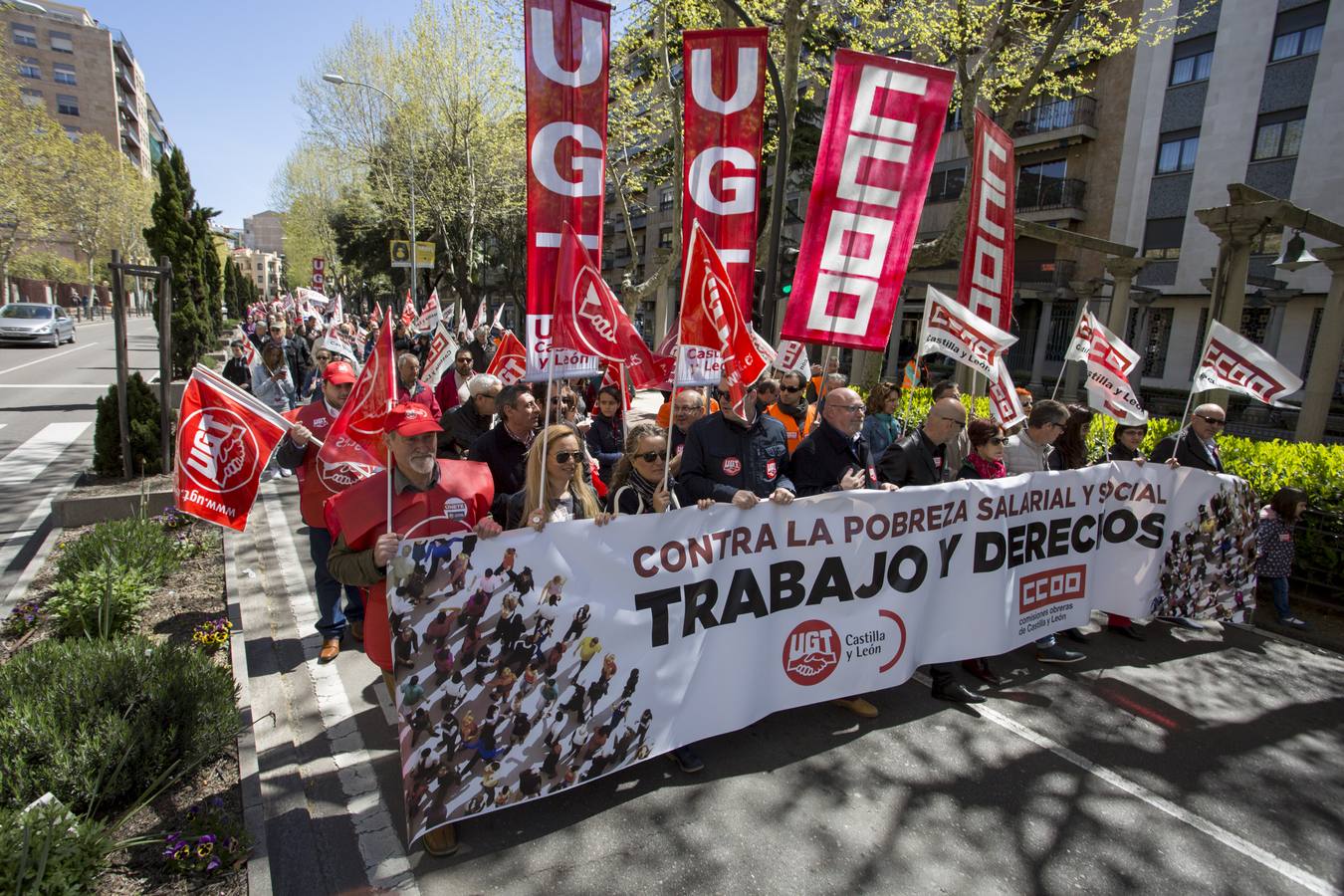 Manifestación del 1 de mayo en Salamanca
