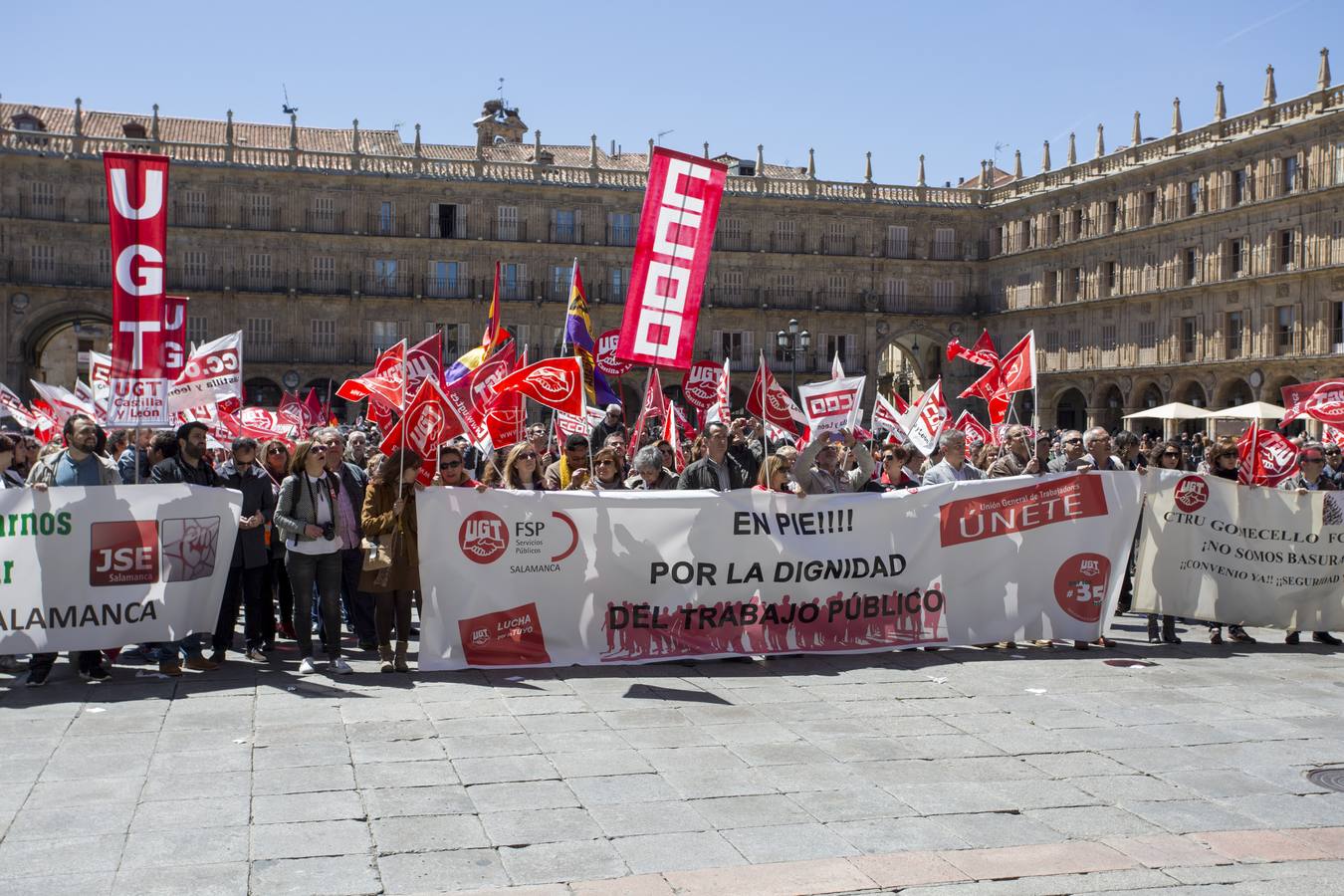 Manifestación del 1 de mayo en Salamanca