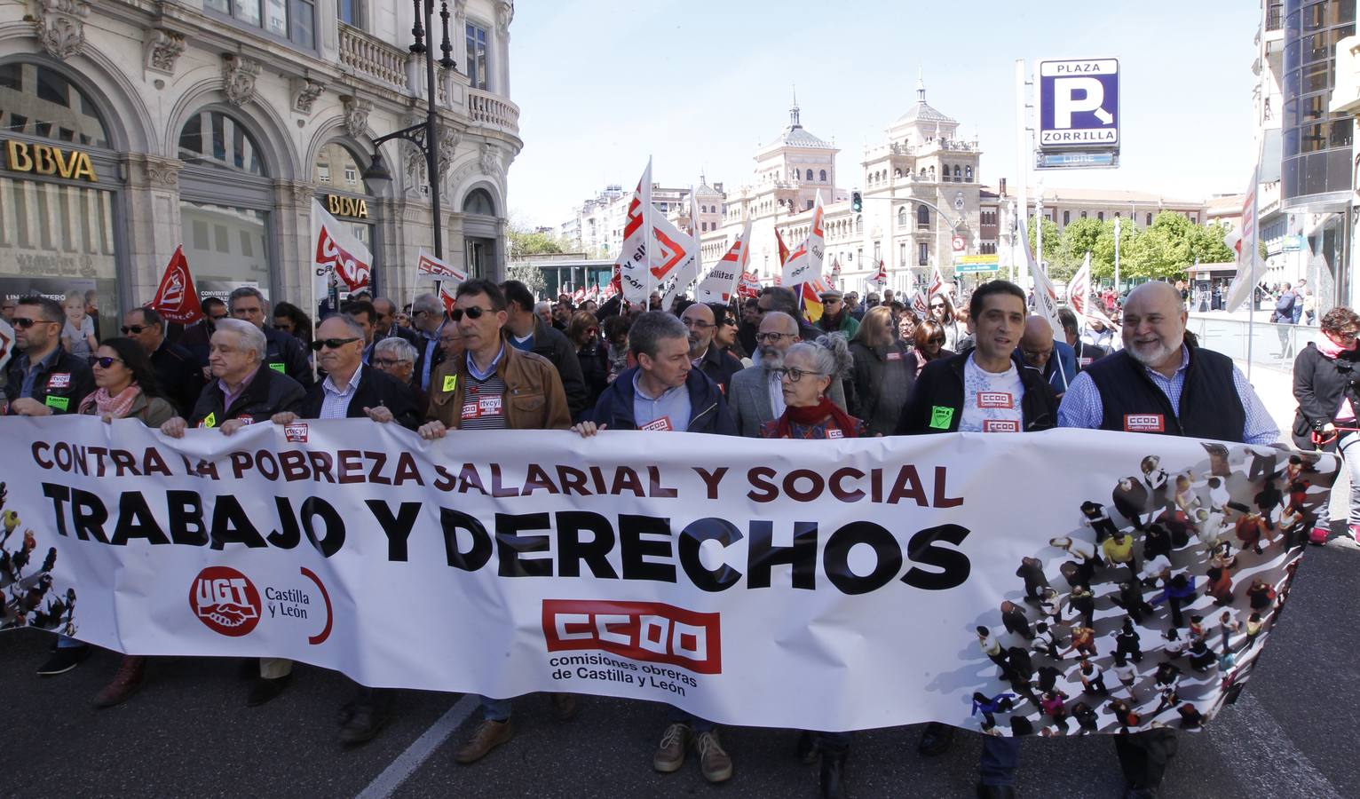 Manifestación del 1º de Mayo en Valladolid