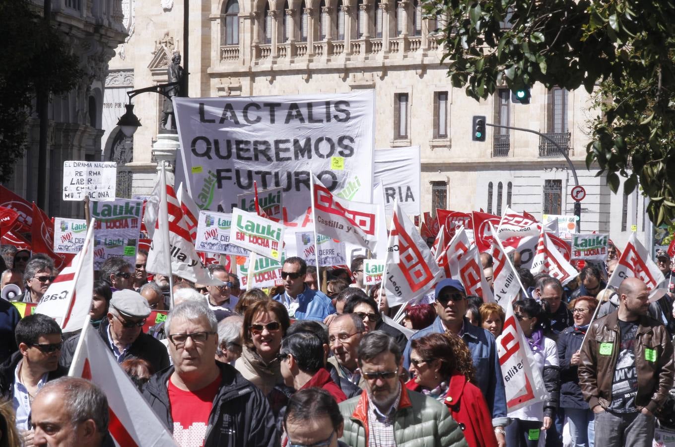 Manifestación del 1º de Mayo en Valladolid