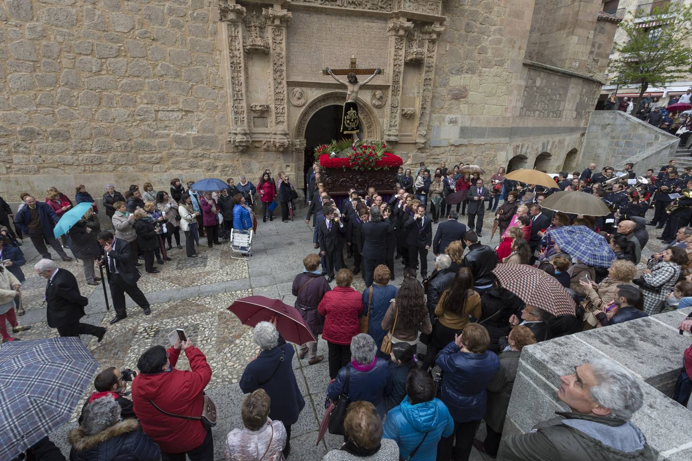 Procesión del Cristo de los Milagros celebrada en Salamanca