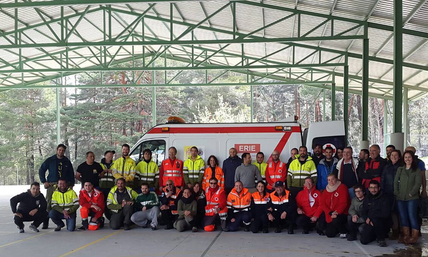 I Encuentro Nacional de Bomberos Forestales celebrado  en San Rafael y El Espinar (Segovia)